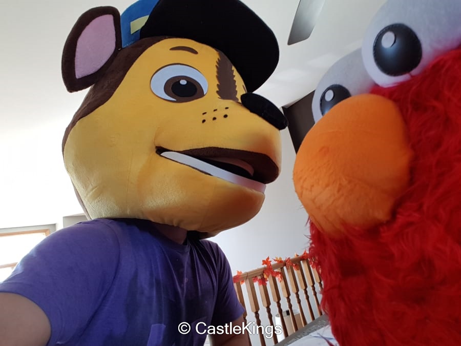 Elmo Costume Best Party Rentals and Inflatables service in Ontario, Windsor Essex County